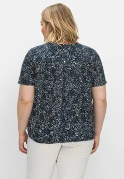 Sheego Blusa - Nachtblau Gemustert -Sheego Ventas 031d94b5514b497092a8abdf9ae33951