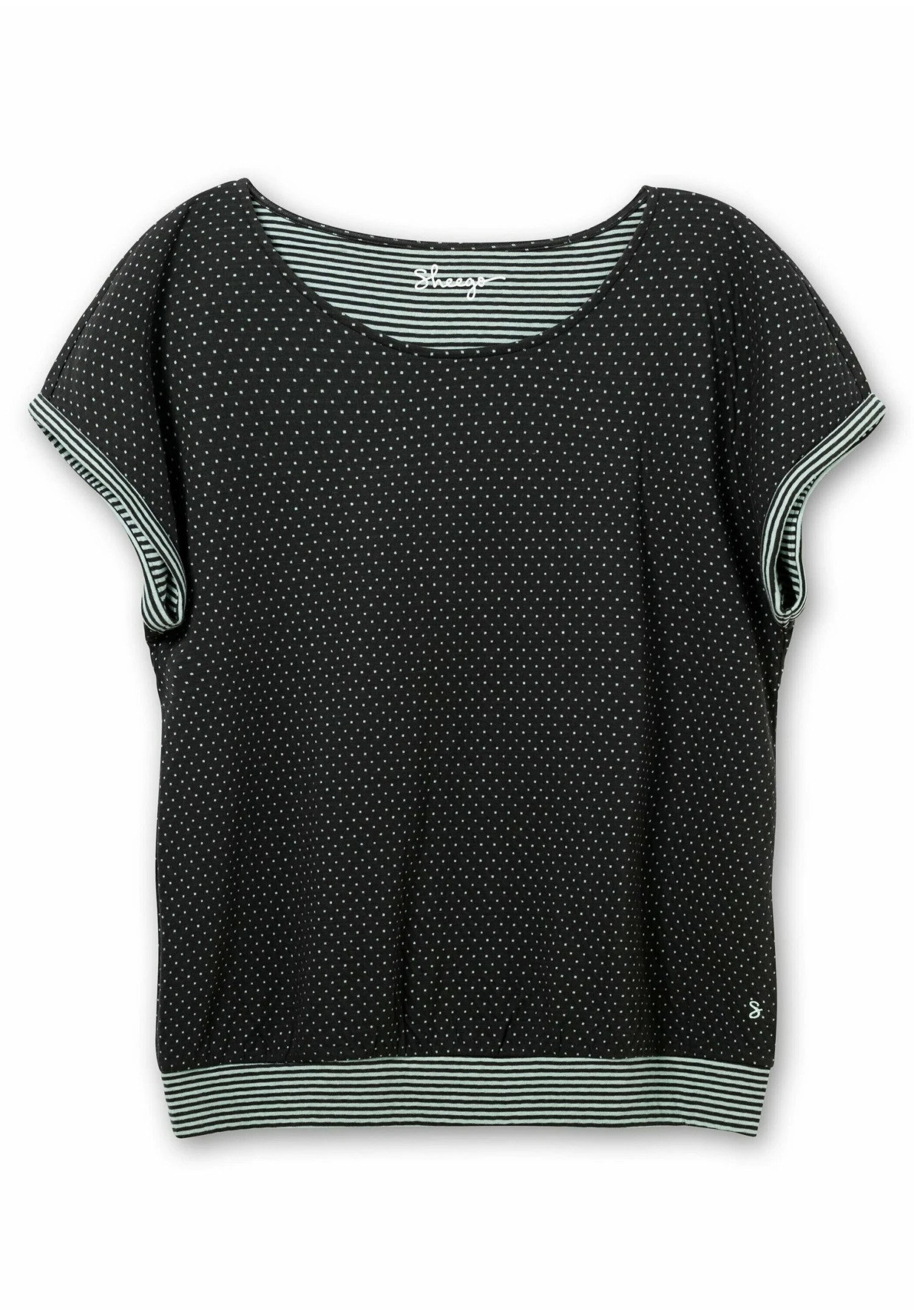 Sheego Camiseta Estampada - Anthrazit Gemustert 5 Sheego Camiseta Estampada - Anthrazit Gemustert - Imagen 5