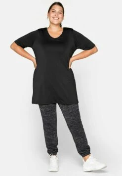 Sheego Camiseta Estampada - Black -Sheego Ventas 053c30eba9cb48e48cad742b109a30fb