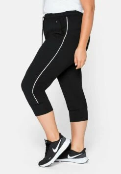 Sheego Pantalón Corto De Deporte - Schwarz 9 Sheego Pantalón Corto De Deporte - Schwarz -Sheego Ventas 05da9bb591b94067a5be56f3c4694383
