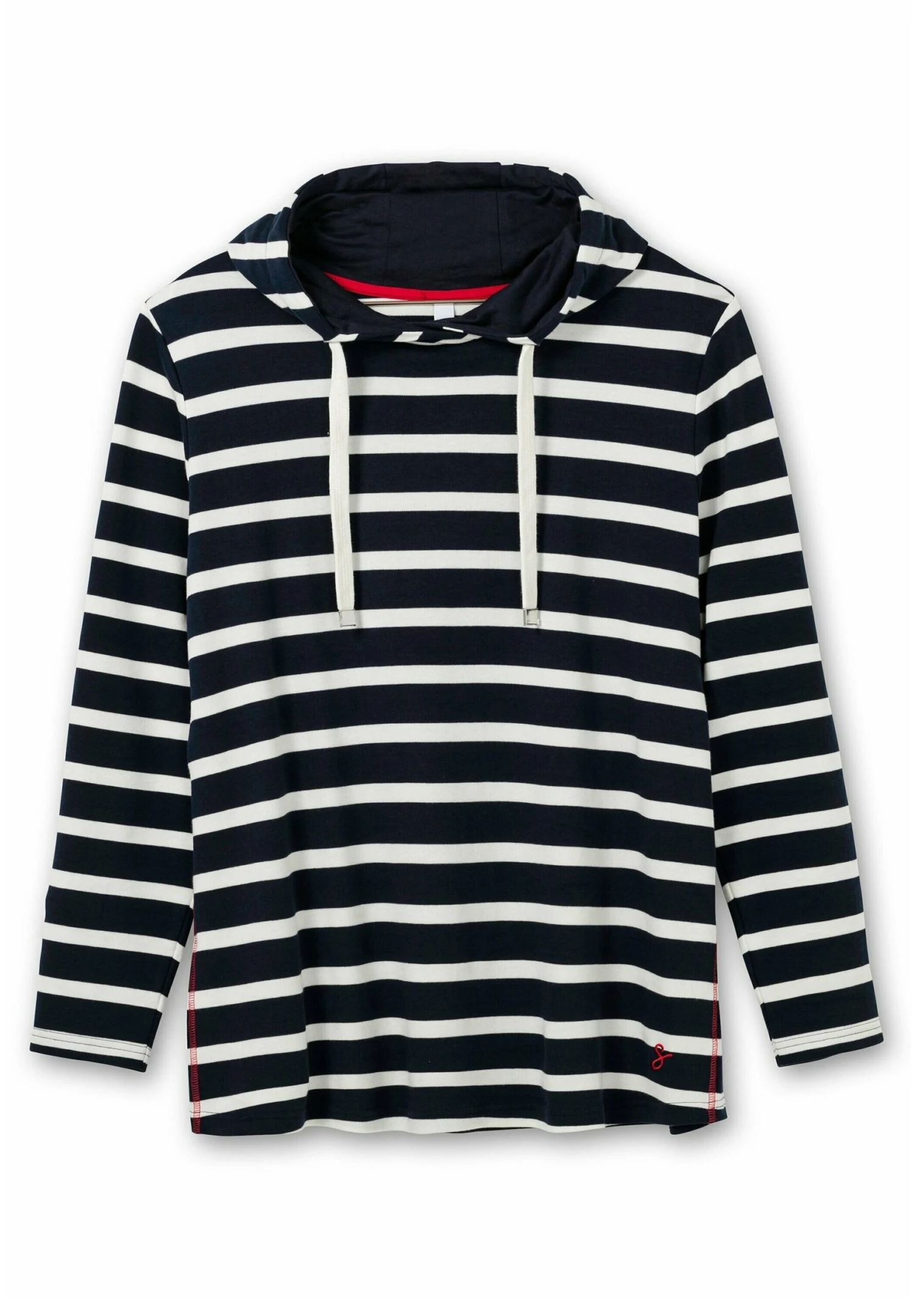 Sheego Jersey Con Capucha - Nachtblau Gestreift 5 Sheego Jersey Con Capucha - Nachtblau Gestreift - Imagen 5