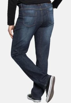 Sheego Lana - Vaqueros Bootcut - Dark Blue Denim -Sheego Ventas 0d0d9e7022134fb09e7c52422222a026