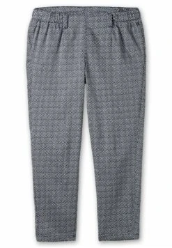 Sheego Schmale - Pantalones - Nachtblau Offwhite -Sheego Ventas 0d73178cbc7847608280e08ee7f254ab