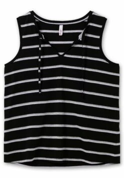 Sheego Top - Schwarz Gestreift -Sheego Ventas 0da304b52f174d6996cf5f7a3fafb67c