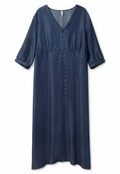 Sheego Vestido Camisero - Dark Blue Denim 9 Sheego Vestido Camisero - Dark Blue Denim -Sheego Ventas 0db54e25468c4dad90fb0eae5e729866