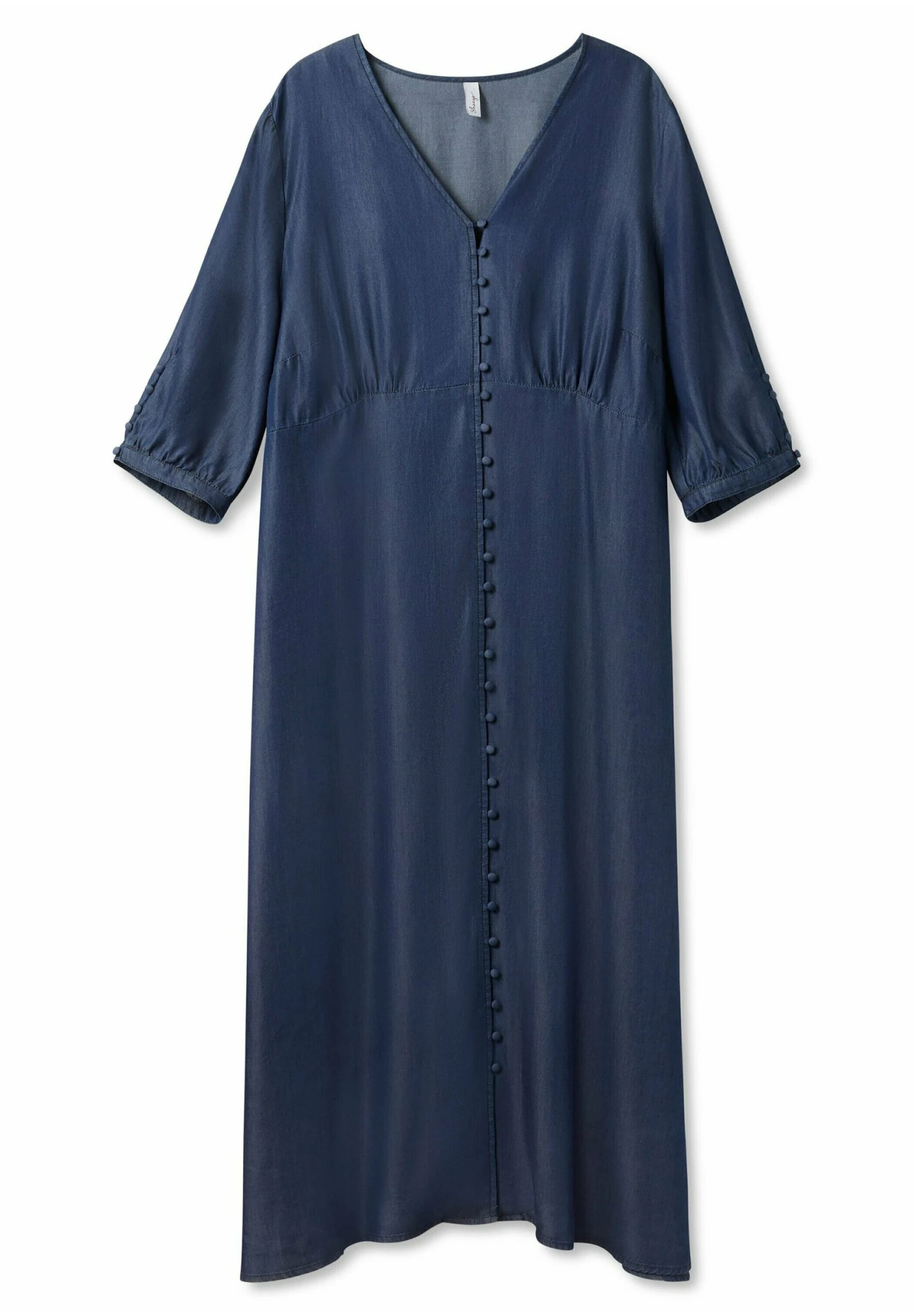 Sheego Vestido Camisero - Dark Blue Denim 5 Sheego Vestido Camisero - Dark Blue Denim - Imagen 5