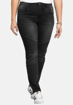 Sheego Vaqueros Pitillo - Black Denim
