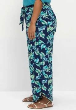 Sheego Pantalones - Marine Bedruckt -Sheego Ventas 0f50150add1c438ab4c44189ad670967