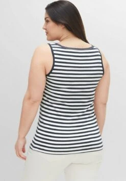 Sheego 2 Pack - Top - Marine/Indigo/Meliert Weiß 7 Sheego 2 Pack - Top - Marine/Indigo/Meliert Weiß -Sheego Ventas 10745f1f6b9442afb621e0179a8fe035