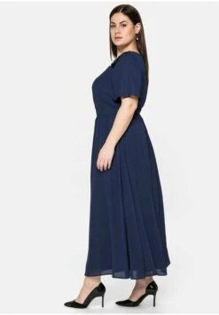 Sheego Vestido Largo - Marine -Sheego Ventas 109796ce8aef4e928af064b22042d18b