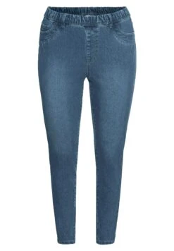Sheego Jeggings - Light Blue Used Denim -Sheego Ventas 11873f61c40142cfa83a959ac480eb51