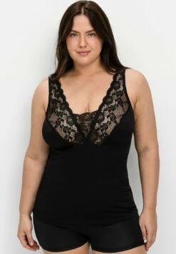 Sheego Camiseta Interior - Schwarz