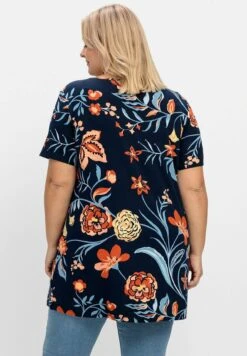 Sheego Camiseta Estampada - Marine Gemustert -Sheego Ventas 14484abf228744f3ae8b2db664c3ad4b