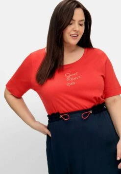 Sheego Camiseta Estampada - Rot -Sheego Ventas 1636250dfc3743aab819de3e055b6db9