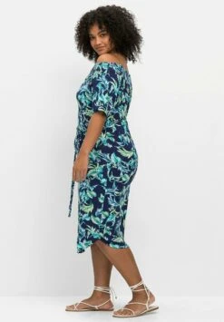 Sheego Strand - Vestido Informal - Marine Bedruckt -Sheego Ventas 16ef0241ff2243418ac5f5c505460d81