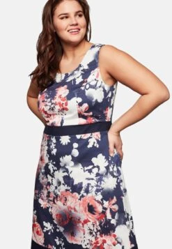 Sheego Vestido Informal - Dark Blue