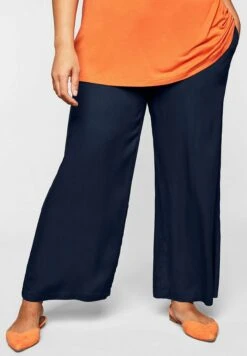 Sheego Pantalones - Dark Blue