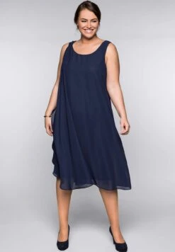 Sheego Vestido Informal - Marine