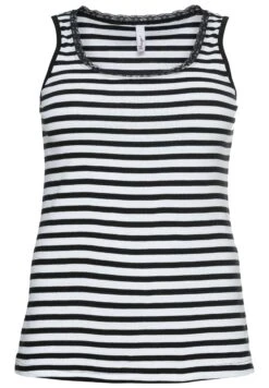 Sheego Top - Black/ White 9 Sheego Top - Black/ White -Sheego Ventas 244235e4982042e585f143183cb84a89