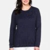 Sheego Jersey De Punto - Dark Blue