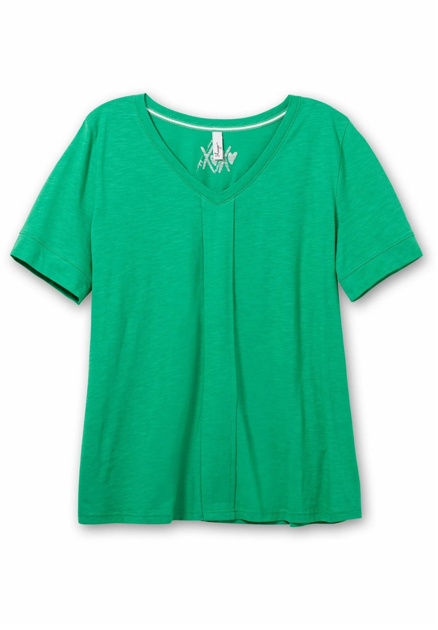 Sheego Camiseta Básica - Blattgrün 5 Sheego Camiseta Básica - Blattgrün - Imagen 5