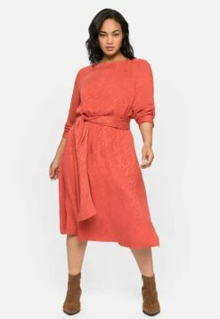 Sheego Vestido Informal - Rostrot