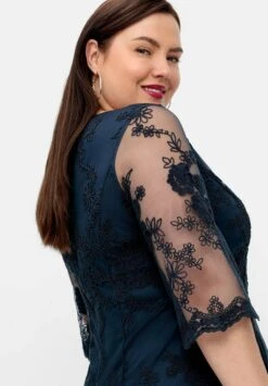 Sheego Vestido De Cóctel - Nachtblau -Sheego Ventas 2d78bf5ced60486a9405ca6b6be2c241