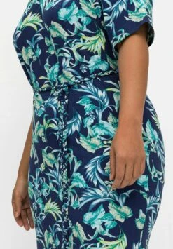 Sheego Strand - Vestido Informal - Marine Bedruckt -Sheego Ventas 2e05be1068ff47f380cbf57e4f5ea547