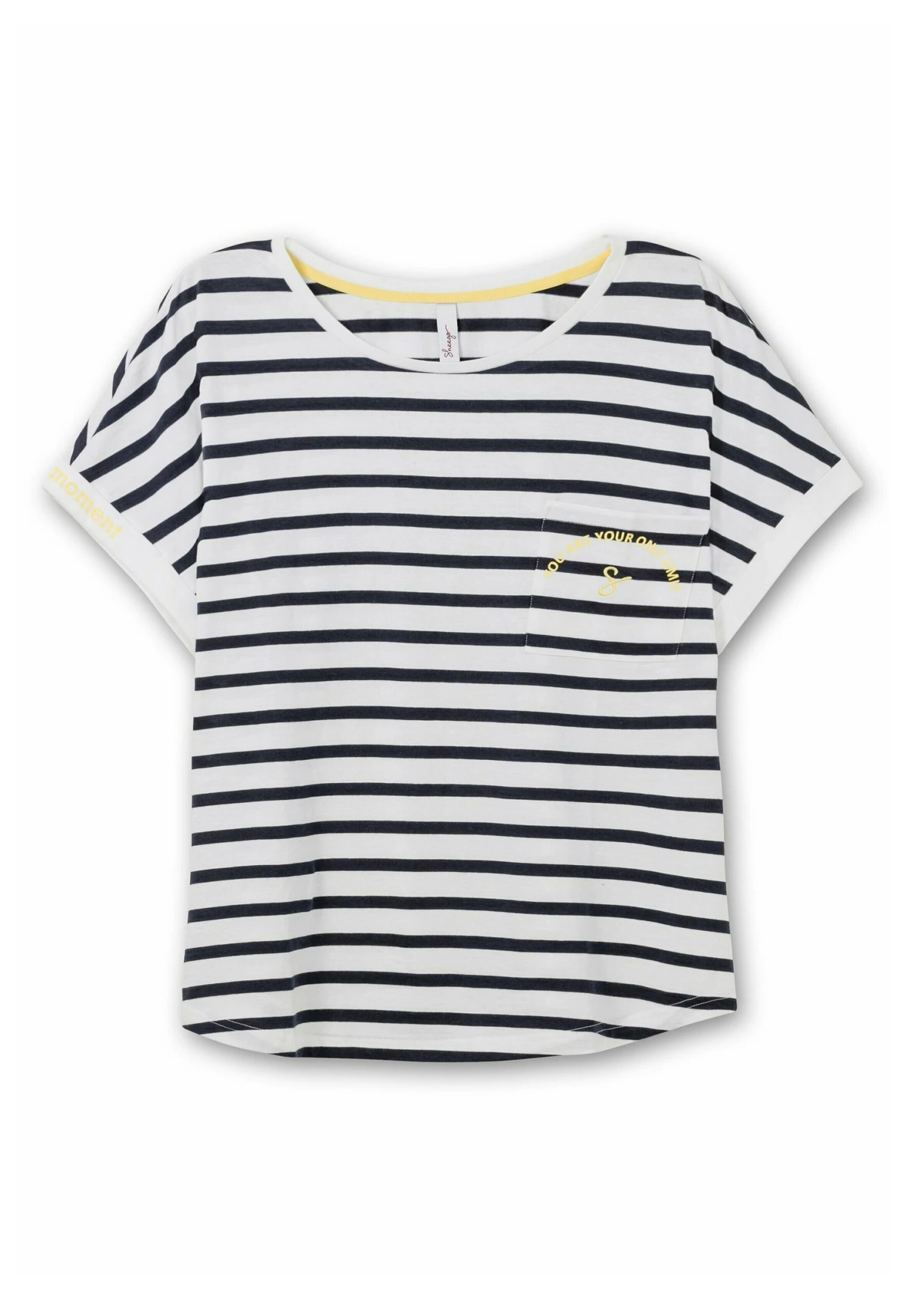 Sheego Ringel - Camiseta Estampada - Weiß/Nachtblau 5 Sheego Ringel - Camiseta Estampada - Weiß/Nachtblau - Imagen 5