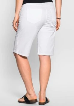 Sheego Shorts Vaqueros - Weiß -Sheego Ventas 307a97715e754442a6c7205a5d8a0845