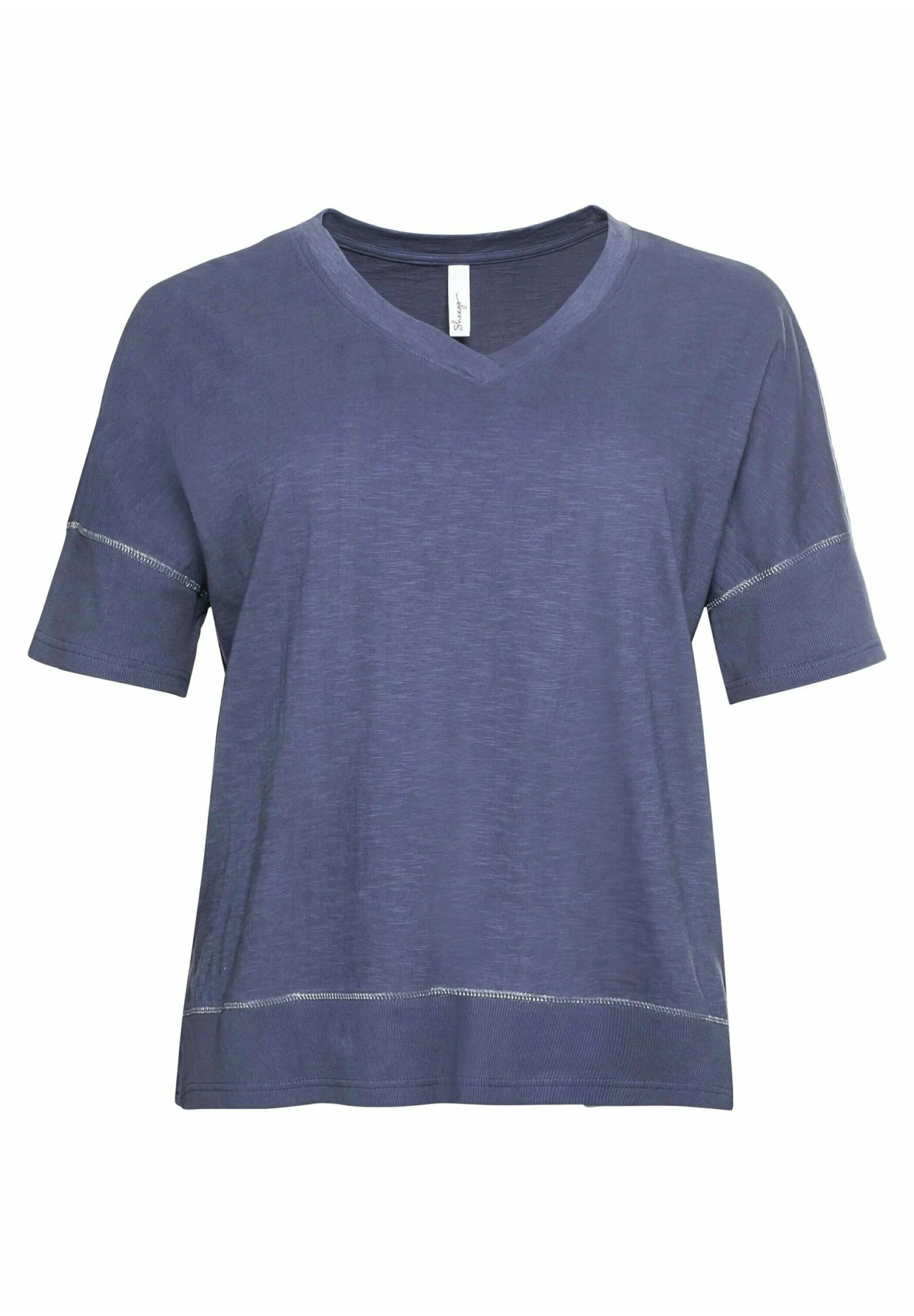 Sheego Camiseta Básica - Indigo 5 Sheego Camiseta Básica - Indigo - Imagen 5