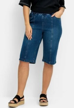 Sheego Bermudas - Shorts Vaqueros - Blue Denim