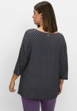 Sheego Camiseta De Manga Larga - Schwarz/Lila 7 Sheego Camiseta De Manga Larga - Schwarz/Lila -Sheego Ventas 39d98c177e6e4f4285b90481603b8a6d