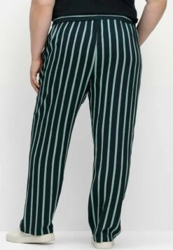 Sheego Gestreifte - Pantalones - Nachtblau Gestreift -Sheego Ventas 3ada75471f1c429e98b2fbeec699614b