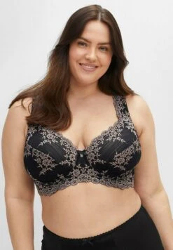 Sheego Sujetador Con Aros - Black