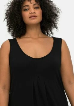 Sheego Vestido Ligero - Schwarz -Sheego Ventas 3e20971936304658b98ce77c24fe8d7b