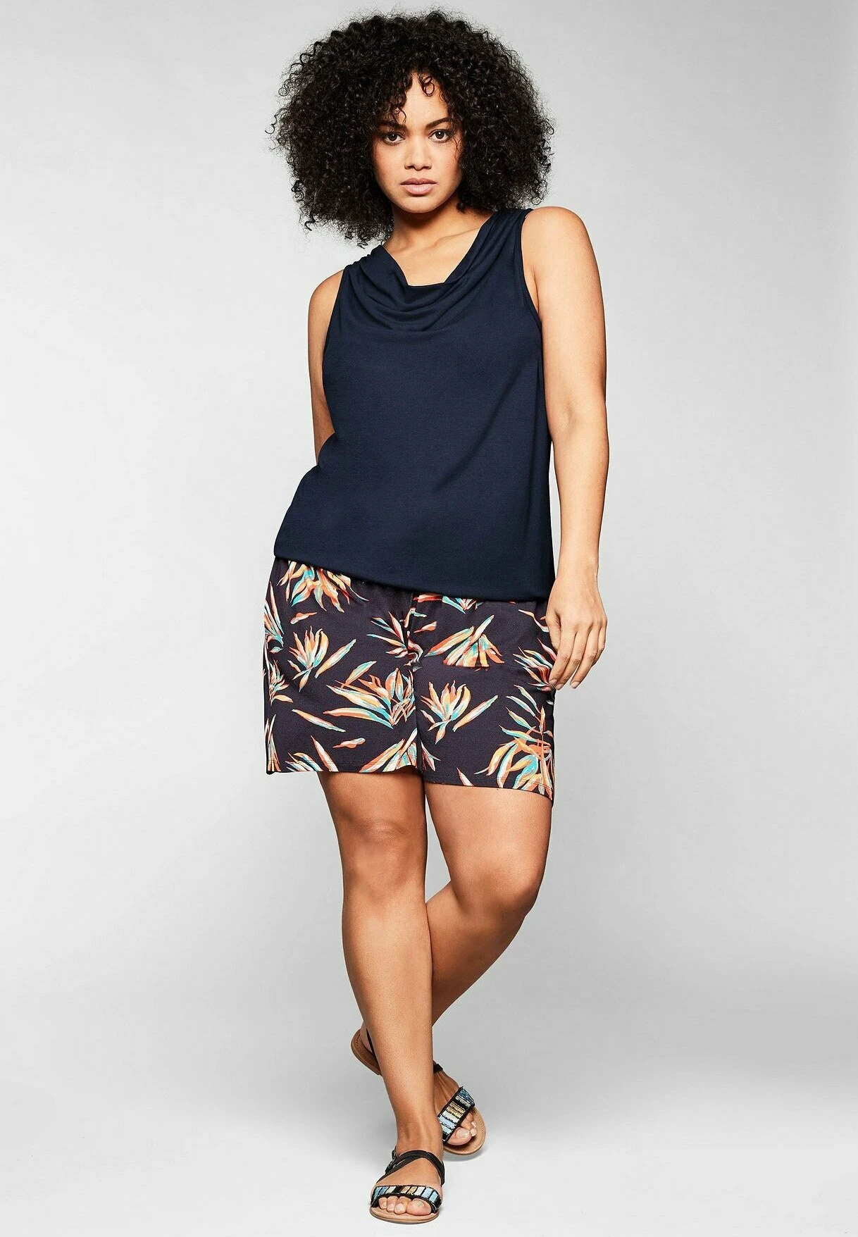 Sheego Blusa - Marine 2 Sheego Blusa - Marine - Imagen 2