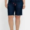 Sheego Bermudas - Shorts Vaqueros - Dark Blue Denim