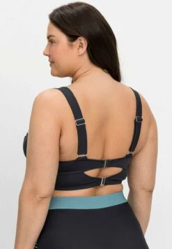 Sheego Top De Bikini - Marine Gestreift -Sheego Ventas 41fe64118b3b41f3b37a145307e6eacc