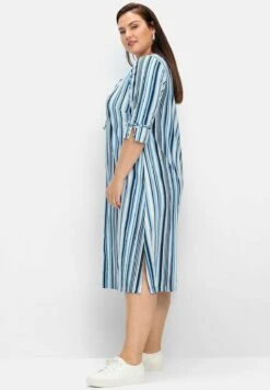 Sheego Midi - Vestido Ligero - Blau Gestreift 10 Sheego Midi - Vestido Ligero - Blau Gestreift -Sheego Ventas 42c9a336360144d5a3ea1c7d87b5e5eb