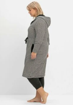 Sheego Albornoz - Grau Gestreift 8 Sheego Albornoz - Grau Gestreift -Sheego Ventas 43edf558c088423d98e48ec6fb0b287a