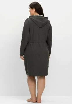 Sheego Morgenmantel - Albornoz - Anthrazit Meliert -Sheego Ventas 45bd9b458bc3449f9a87ef021a3ee02f