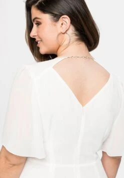 Sheego Vestido De Fiesta - Offwhite -Sheego Ventas 48390eae5add4212bc5669cefc47e05d