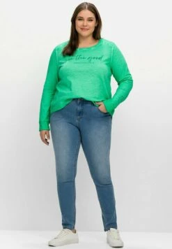 Sheego Vaqueros Slim Fit - Blue Denim