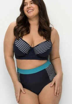 Sheego Braguita De Bikini - Marine Gestreift -Sheego Ventas 524bd2f27e4b430a871b0b3f217fc199