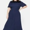 Sheego Vestido Largo - Marine