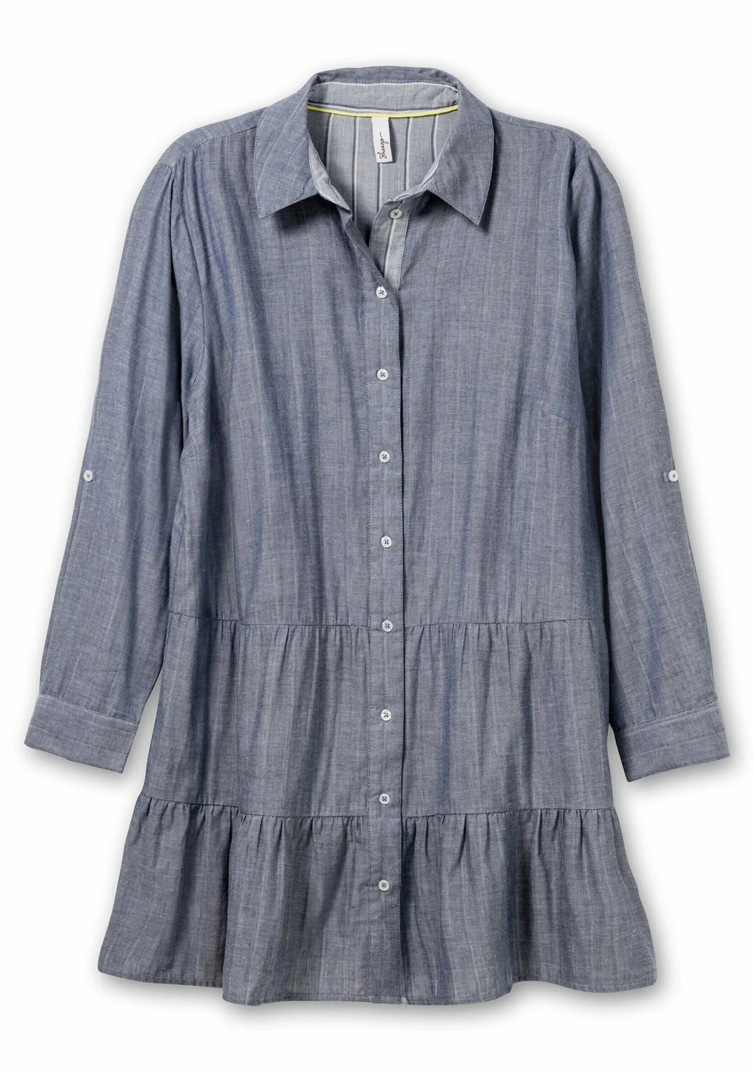 Sheego Long - Camisa - Indigo 5 Sheego Long - Camisa - Indigo - Imagen 5