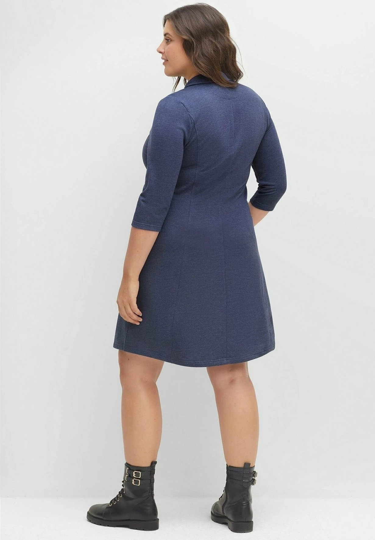 Sheego Vestido Camisero - Indigo 2 Sheego Vestido Camisero - Indigo - Imagen 2