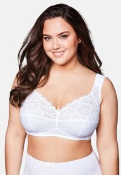 Sheego Sujetador Sin Aros - White