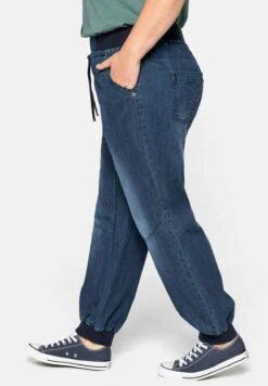 Sheego Vaqueros Tapered - Dark Blue Denim -Sheego Ventas 594f7c70cbfc4003b61a6d8e640ccdcc